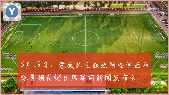 6月19日，蓉城队主教练阿洛伊西和球员胡荷韬出席赛前新闻发布会